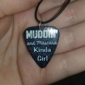 Guitar pick necklace